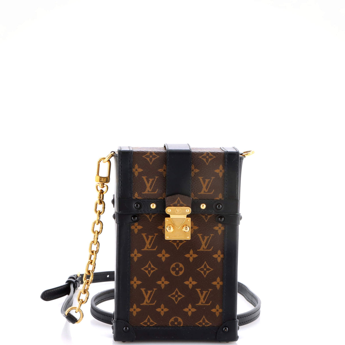 Louis Vuitton Vertical Trunk Pochette Monogram Canvas