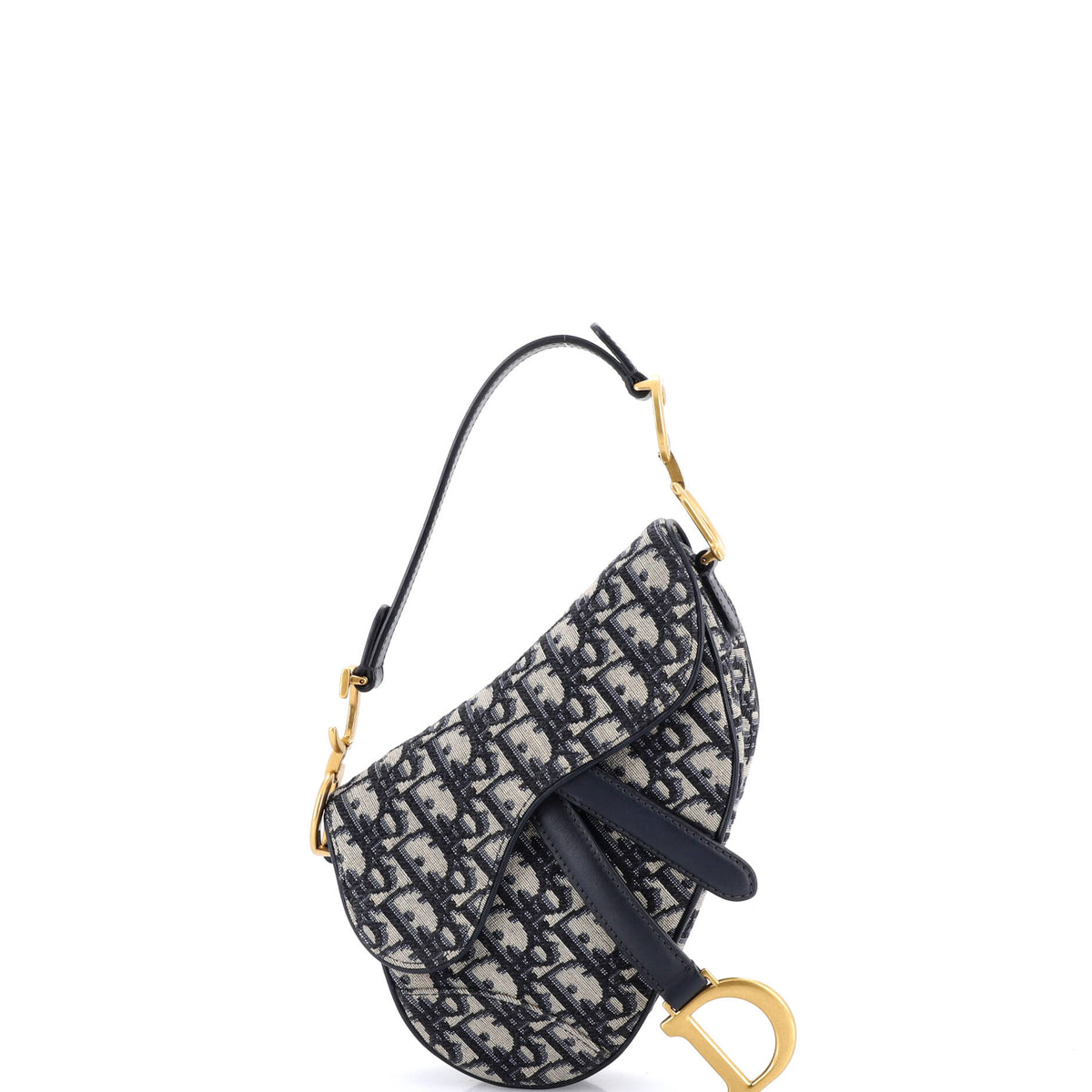 Christian Dior Saddle Handbag Oblique Canvas Mini