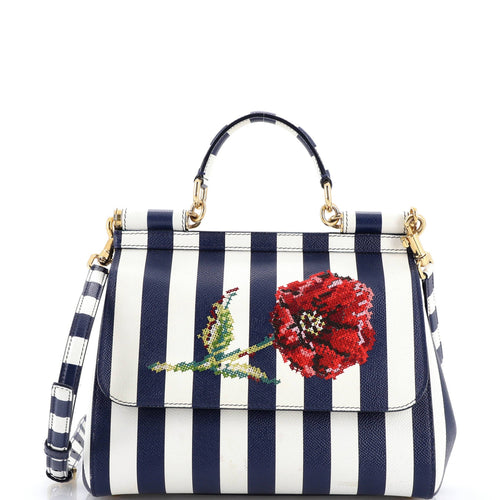 Miss Sicily Bag Printed Leather Medium
