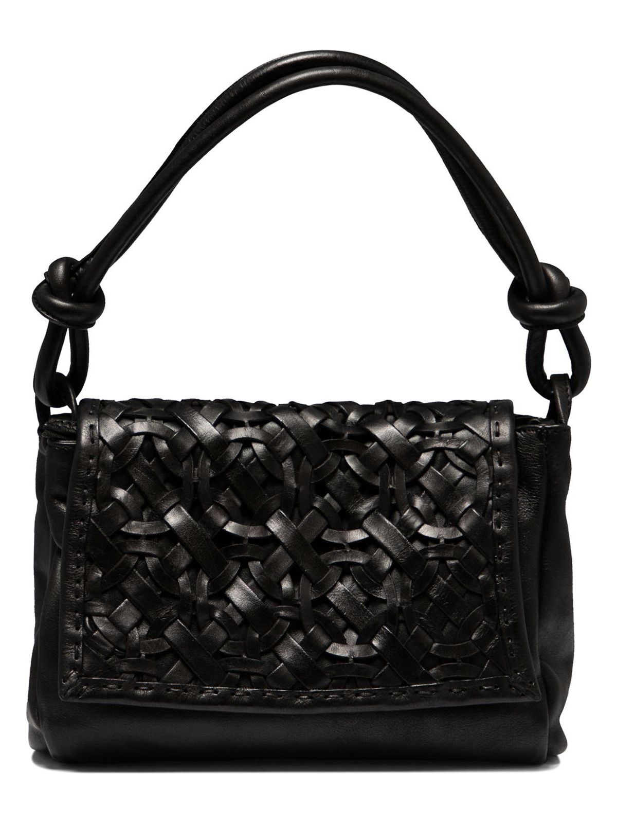 Giancarlo Nevola Women's "ring" Shoulder Bag in Black | H800V76002RINGNERO