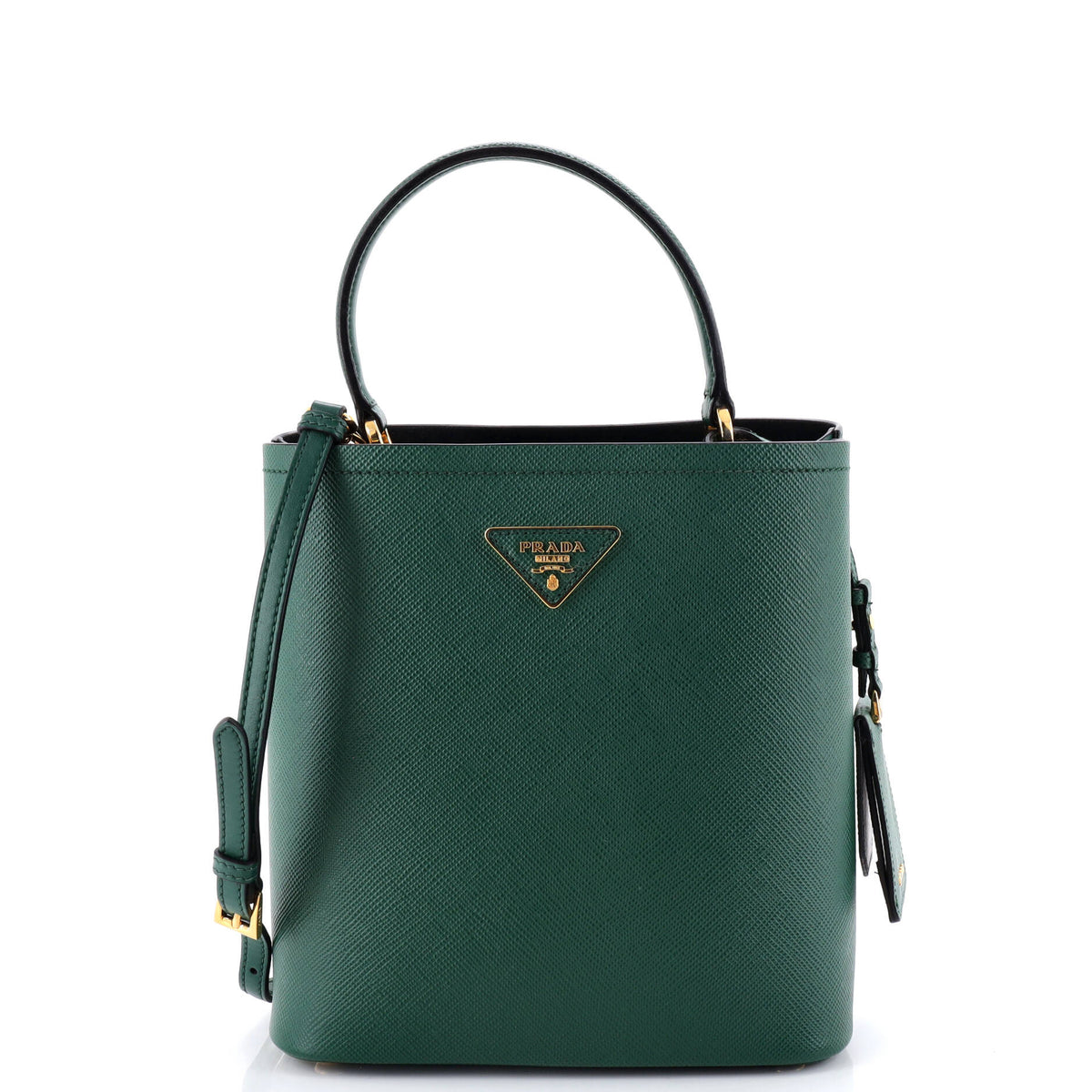 Prada PRADA Panier Bucket Bag Saffiano Leather Medium