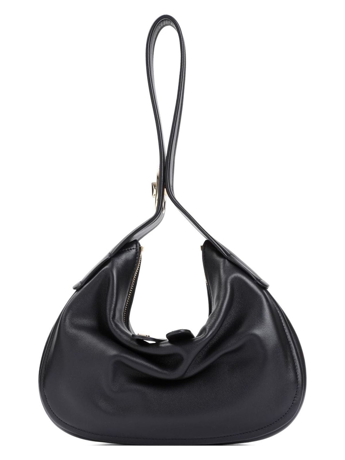 Valentino Garavani Women's Go Hobo Small Leather Bag in Black | Size UNICA | 4W0B0N54ZFJ