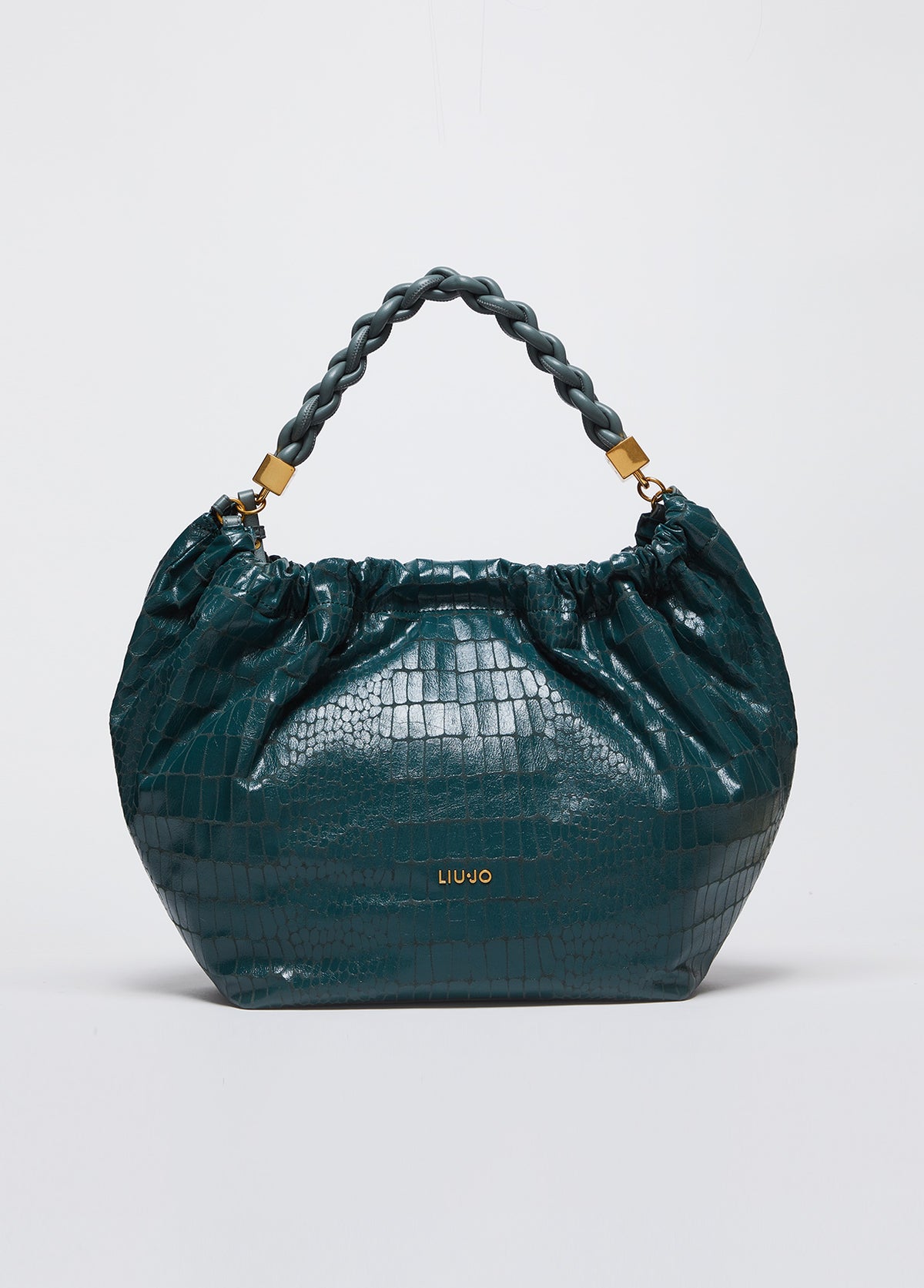 Liujo Liu Jo Sac Hobo Grand Format Avec Imprim?? Croco
