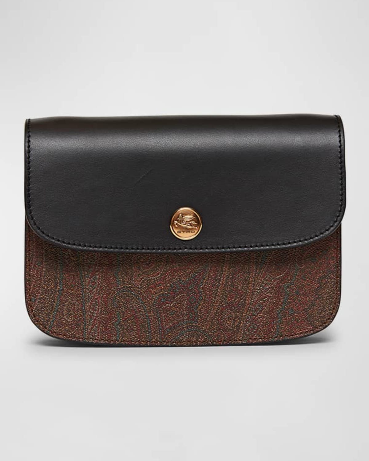 Etro Essential Paisley-Print Flap Shoulder Bag