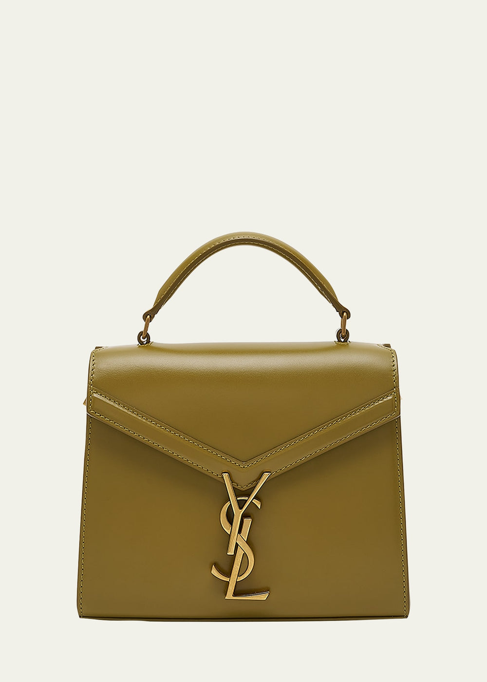 Cassandre Mini Monogram YSL Box Calf Top-Handle Bag