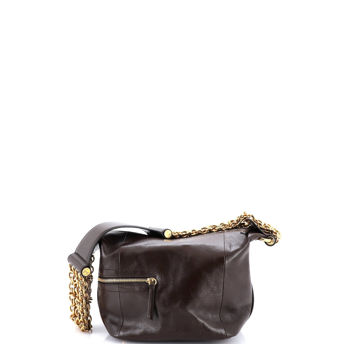 Chloe CHLOE Multi Chain Camera Bag Leather Small