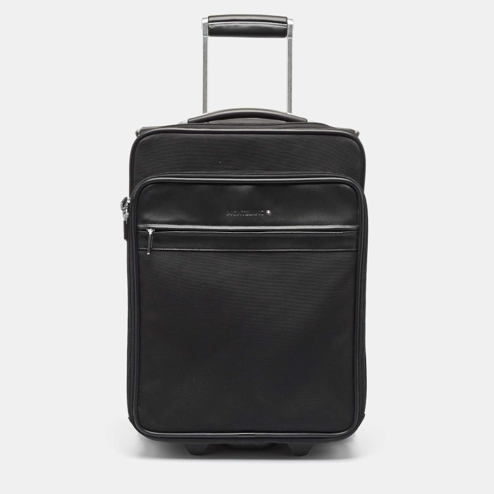 Montblanc Black Fabric 2 Wheeled Nightflight Luggage