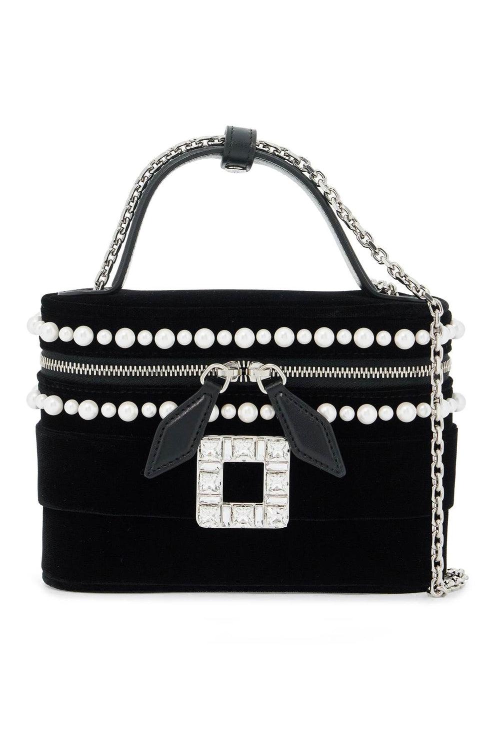 "Micro Vanity Bag With Rhinestone