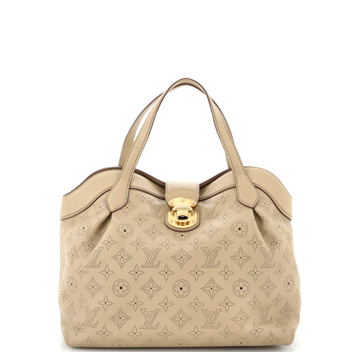 Louis Vuitton Cirrus Handbag Mahina Leather PM