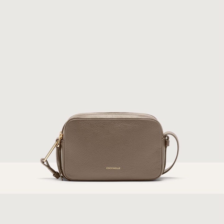 Coccinelle Grained Leather Crossbody Bag Malory Small