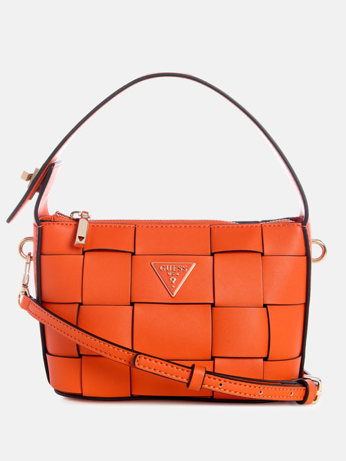 Maylee Woven Mini Hobo Bag