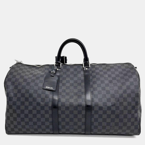 Graphite Bandouliere Keepall 55 Bag