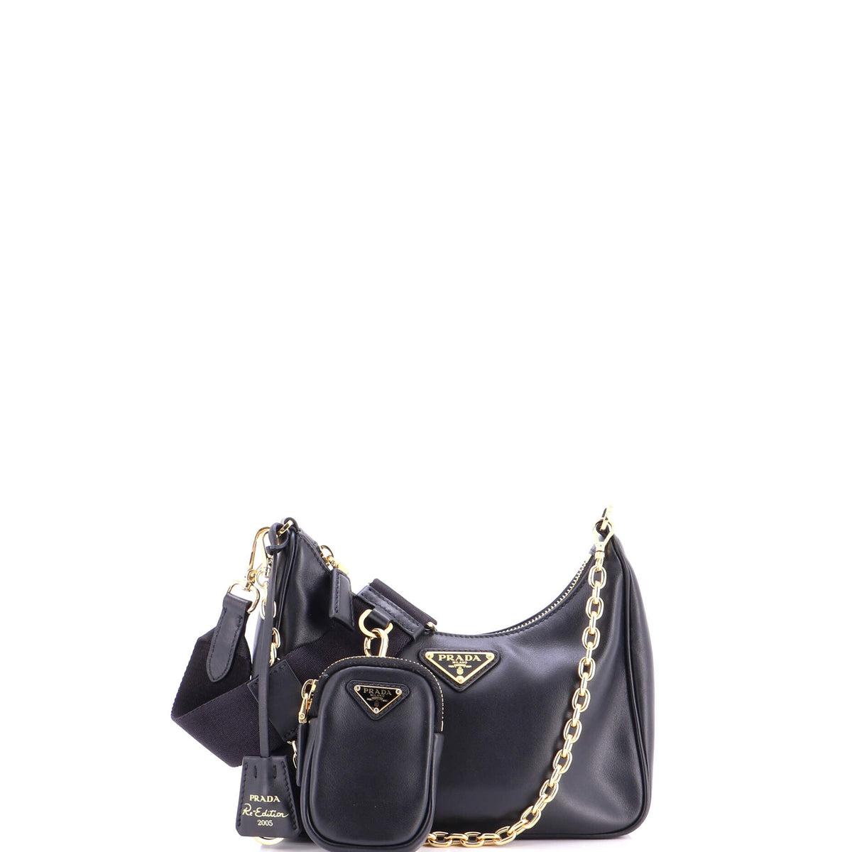 Prada PRADA Re-Edition 2005 Shoulder Bag Nappa Leather Small