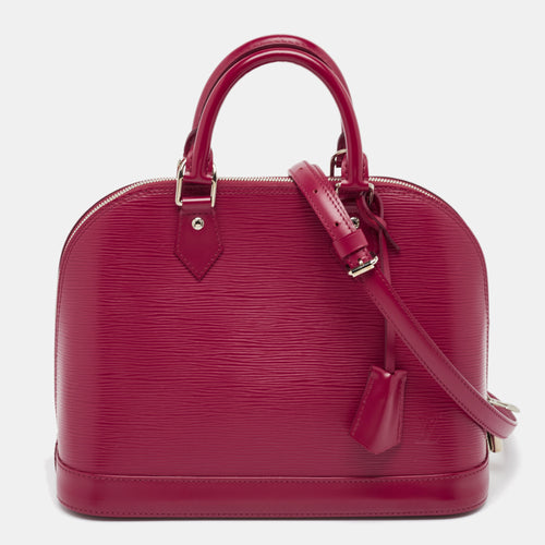Fuchsia Epi Leather Alma PM Bag