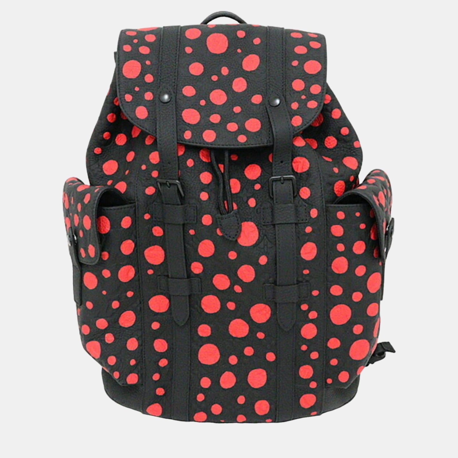 Louis Vuitton x 2023 Yayoi Kusama Monogramm Taurillon Christopher MM Rucksack