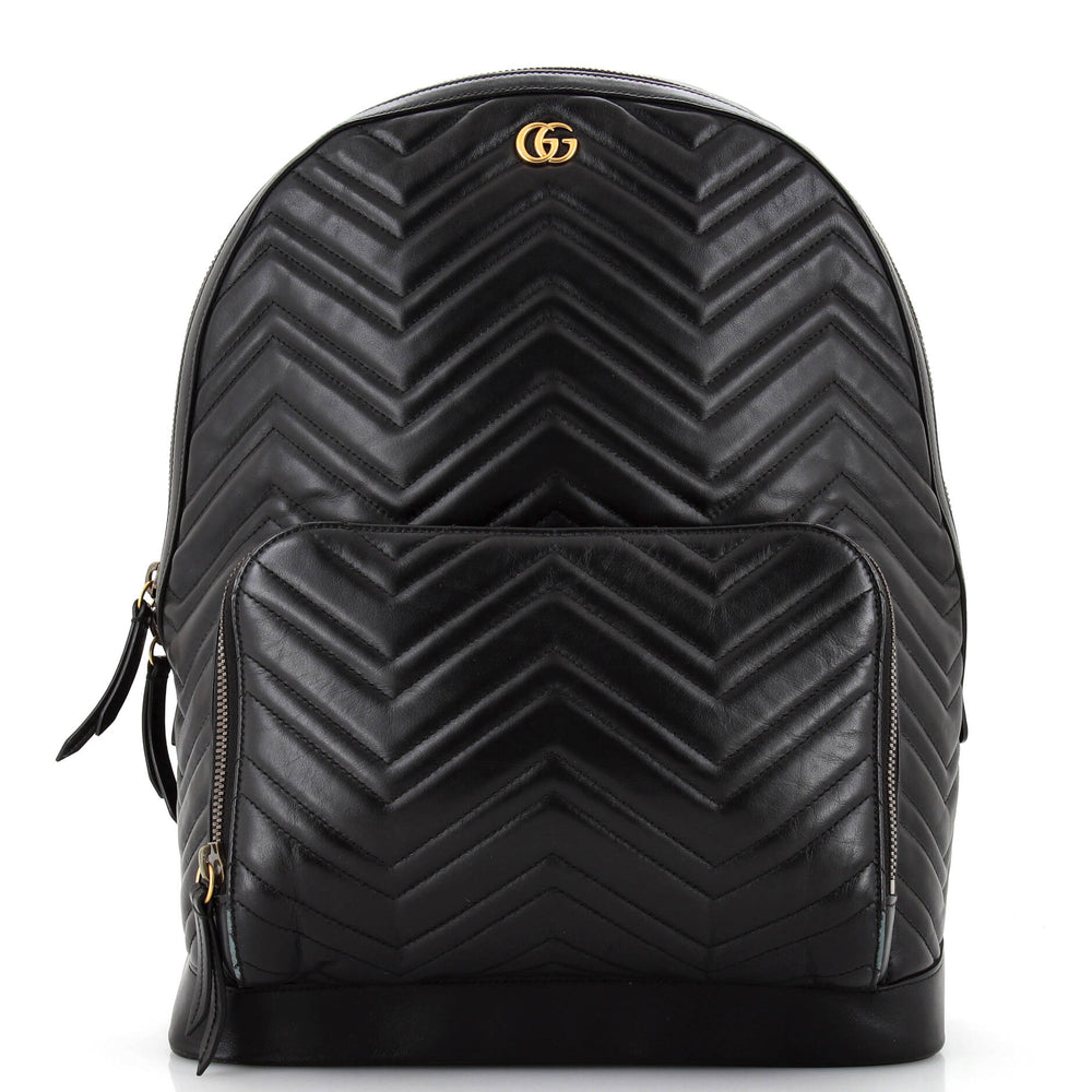 GUCCI GG Marmont Taschenrucksack Matelasse Leder Mittel