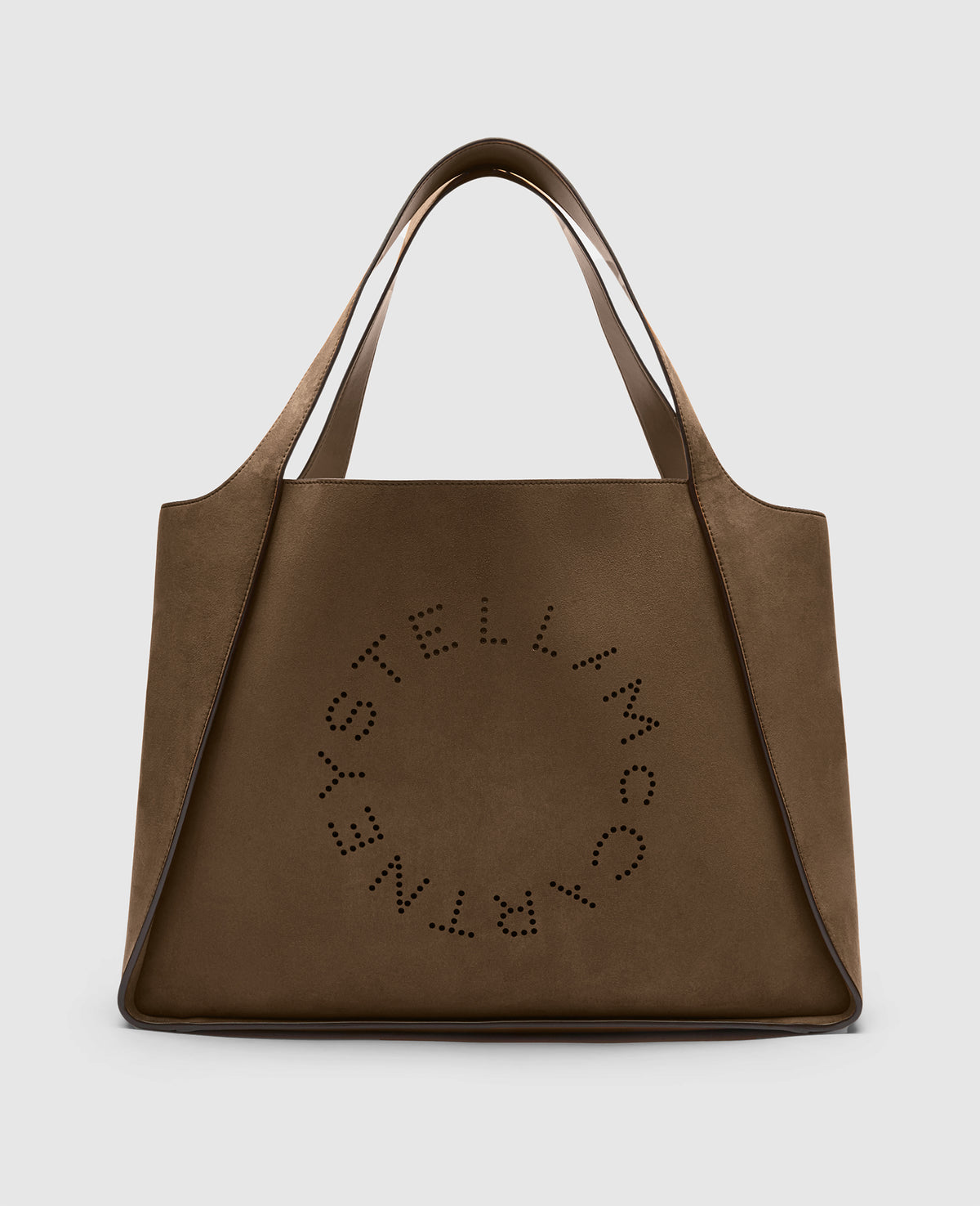 Stella McCartney Logo Large Suede Tote Bag,