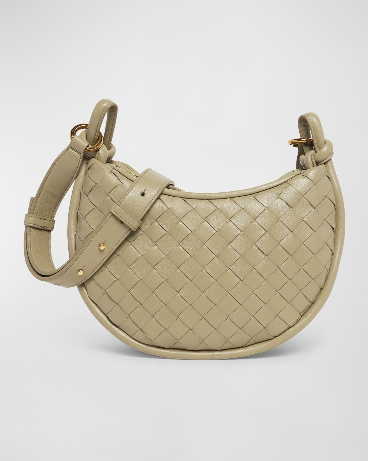 Bottega Veneta Gemelli Multipocket Leather Shoulder Bag