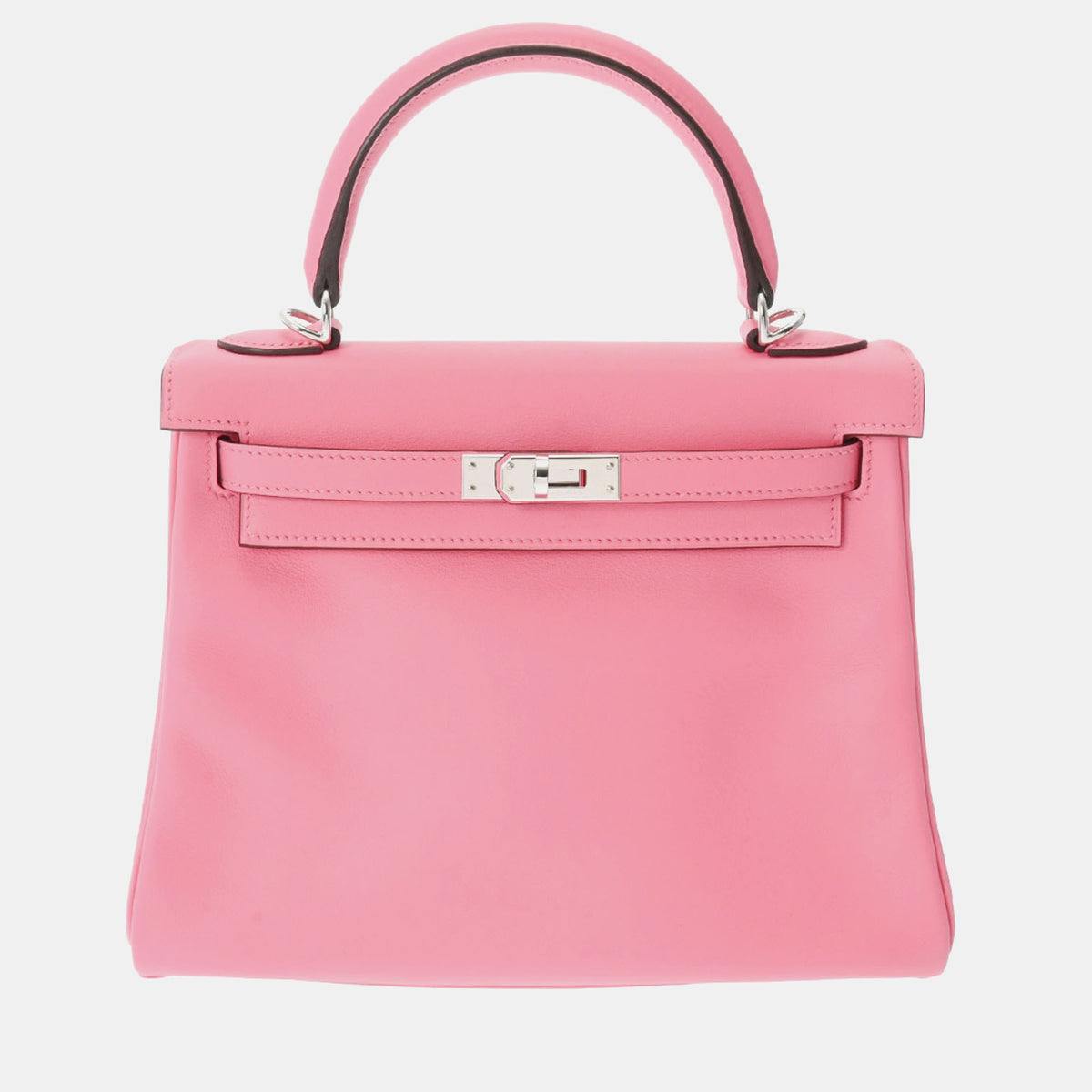 Hermès Rose Azalee Togo Leather Kelly 28 Tote Bag