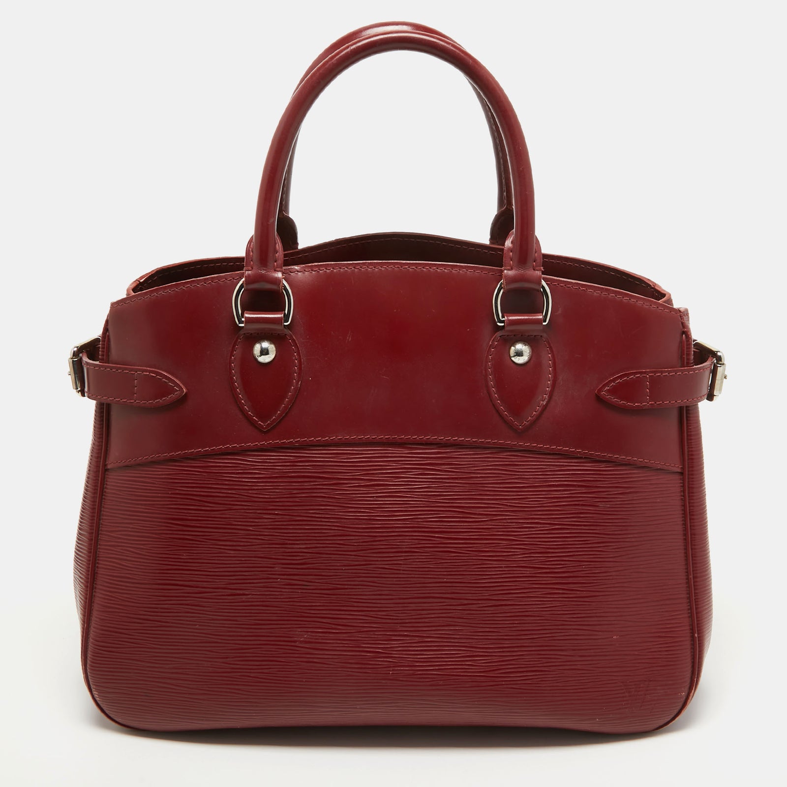 Louis Vuitton Sac Passy PM en cuir épi Rubis