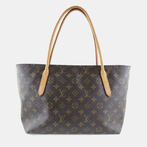 Brown Canvas Raspail PM Tote Bag