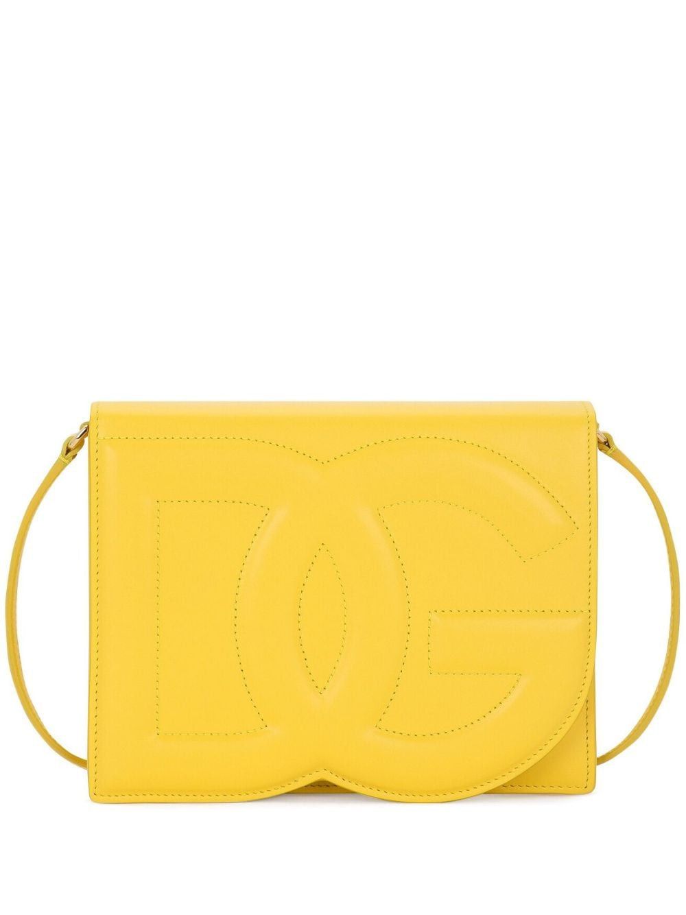 Dolce & Gabbana Women's Dg Logo Crossbody Bag in Giallo | BB7287AW576
