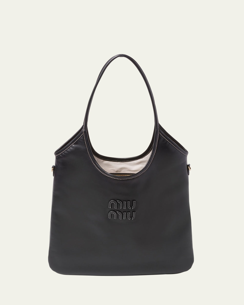 Calf Leather Hobo Bag