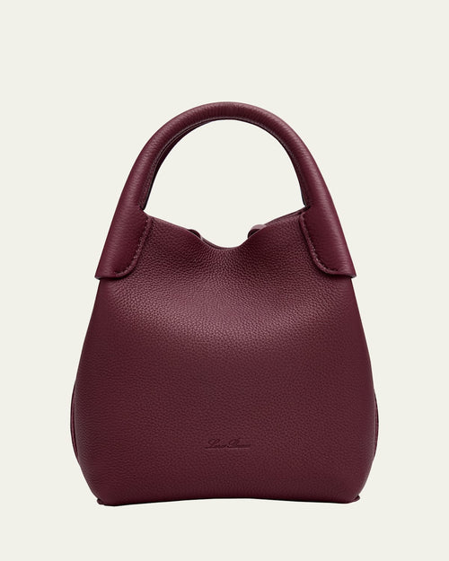 Bale Micro Grain Leather Crossbody Bag