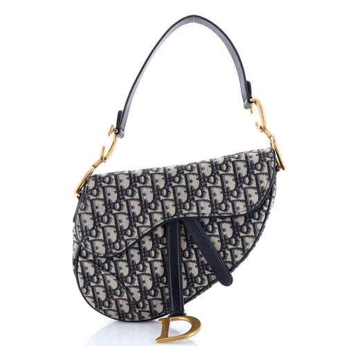 Saddle Handbag Oblique Canvas Medium