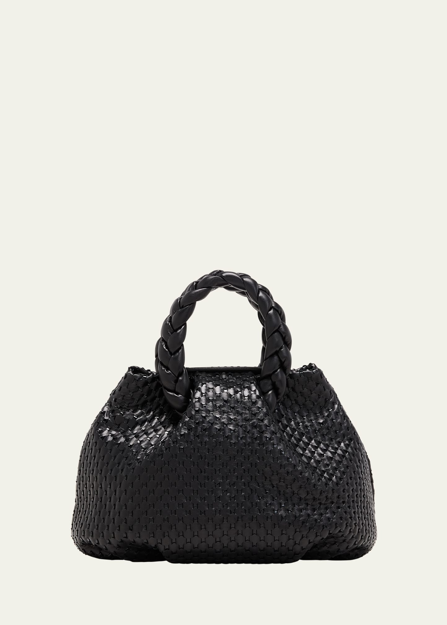 Hereu Bombon Medium Woven Leather Shoulder Bag