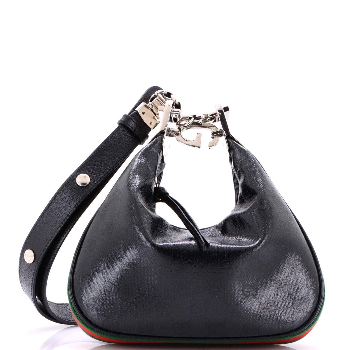 Gucci GUCCI Attache Shoulder Bag Leather Small