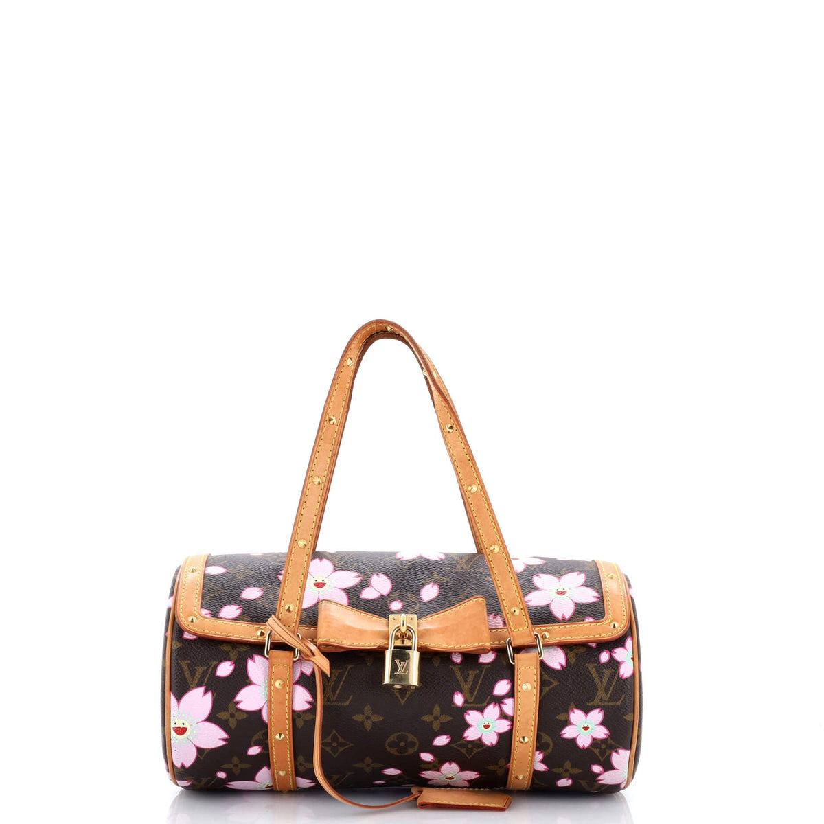 Louis Vuitton Papillon Handbag Limited Edition Cherry Blossom Monogram