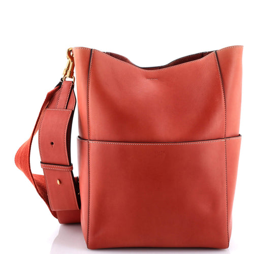 CELINE Sangle Seau Bag Calfskin Large