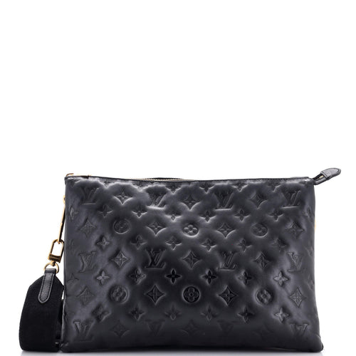 Coussin Bag Monogram Embossed Lambskin MM