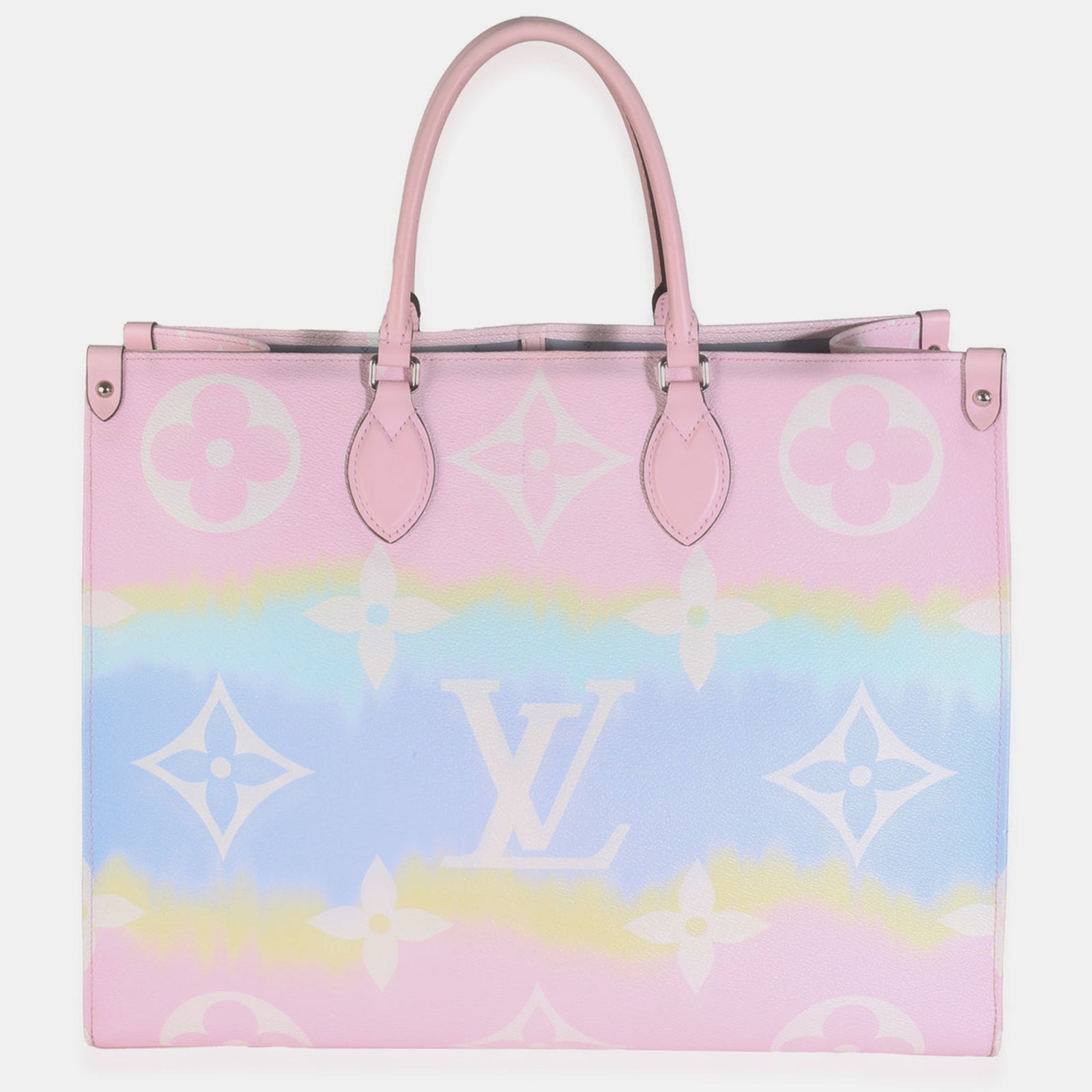 Louis Vuitton Riesige Escale Onthego GM-Tasche mit Monogramm in Pastell