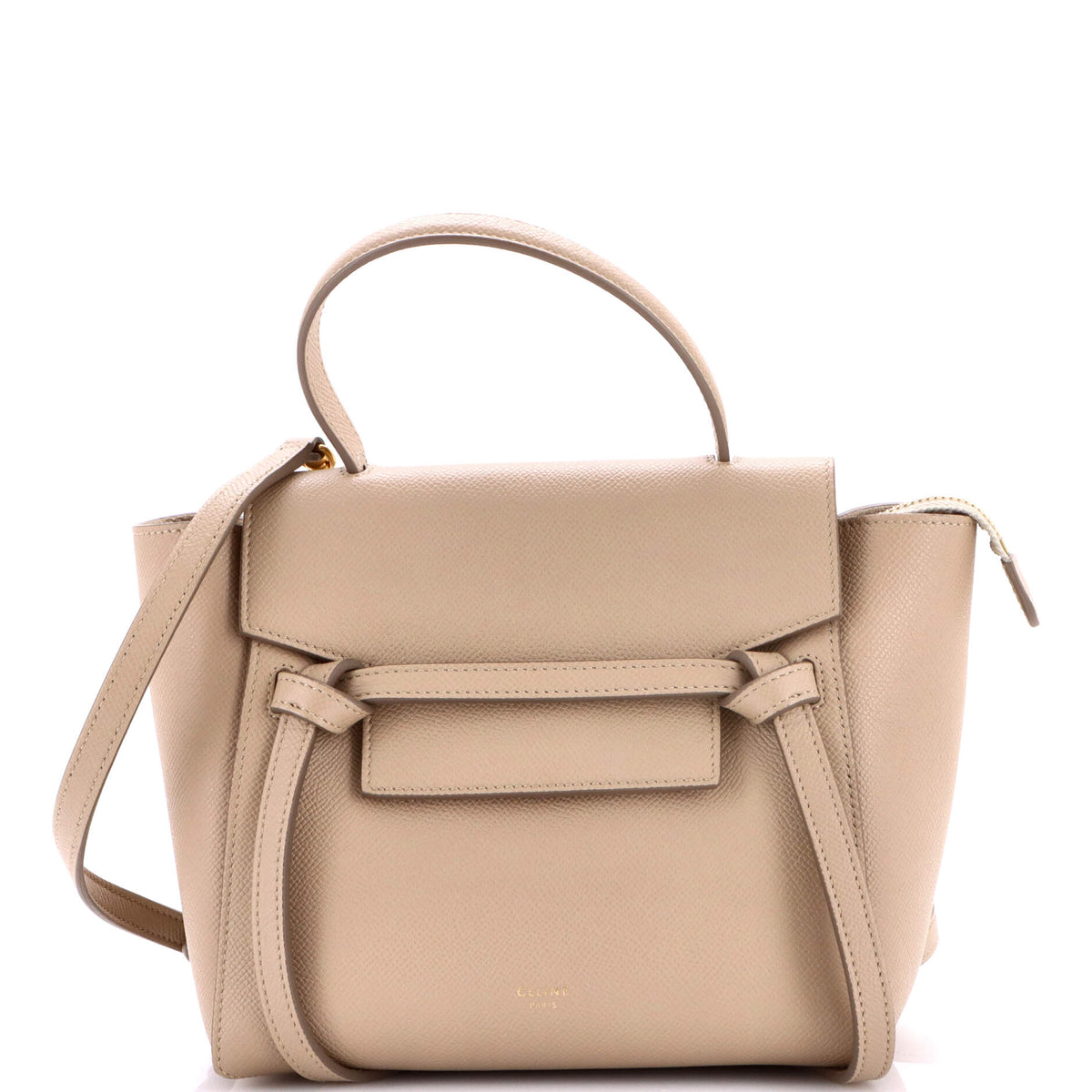 Celine CELINE Belt Bag Textured Leather Nano