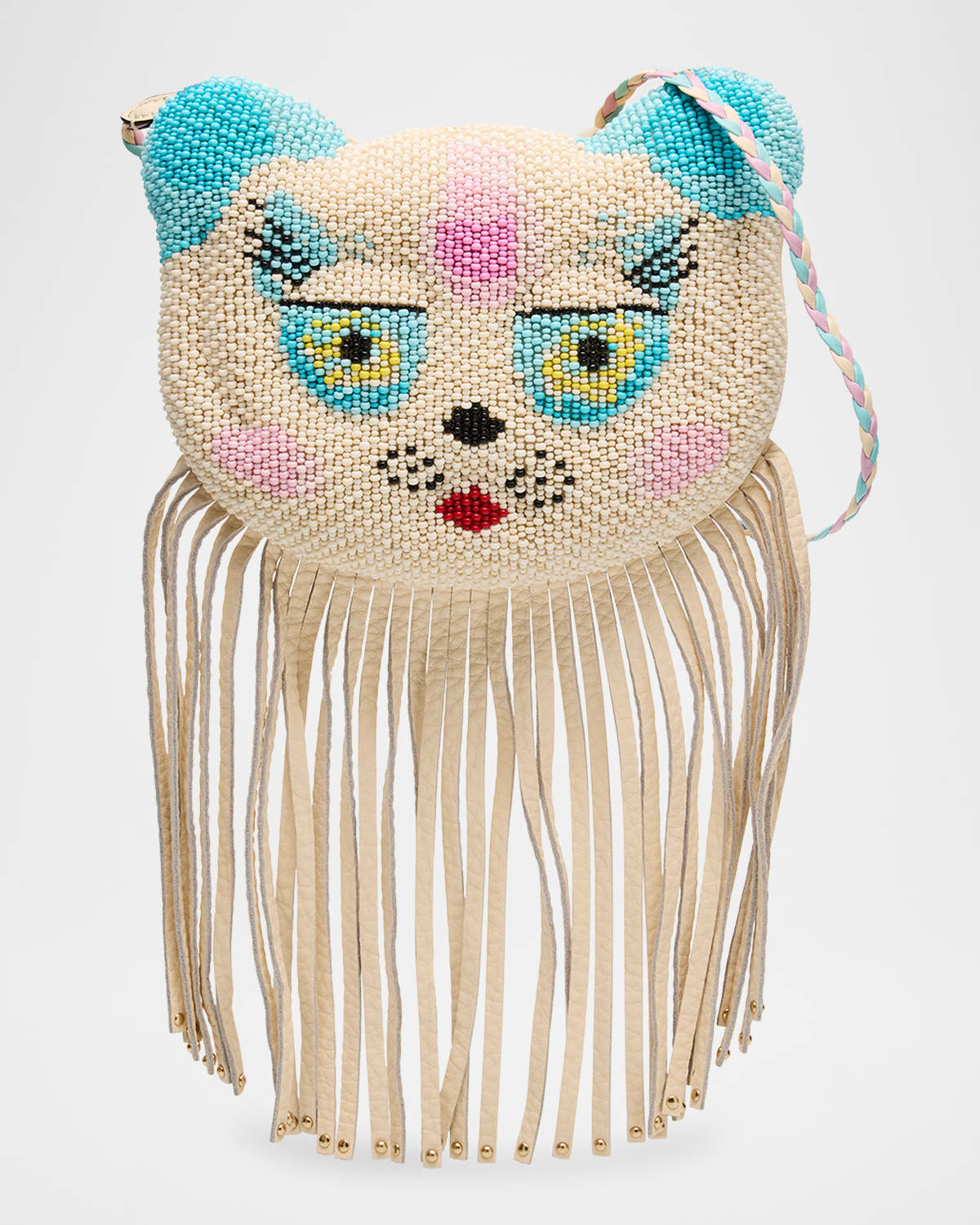 Valentino Le Chat de La Maison Beaded Clutch Bag