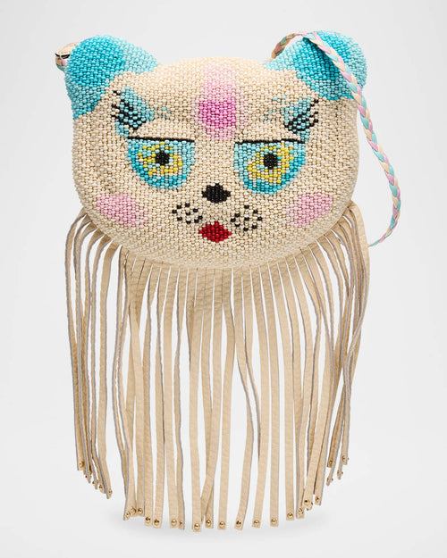 Le Chat de La Maison Beaded Clutch Bag