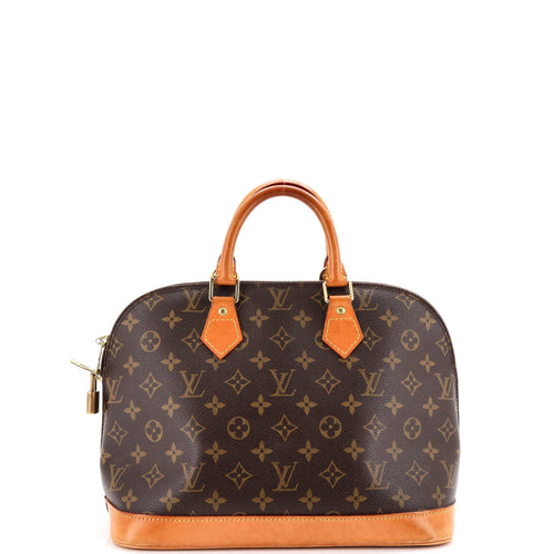 Vintage Alma Handbag Monogram Canvas PM