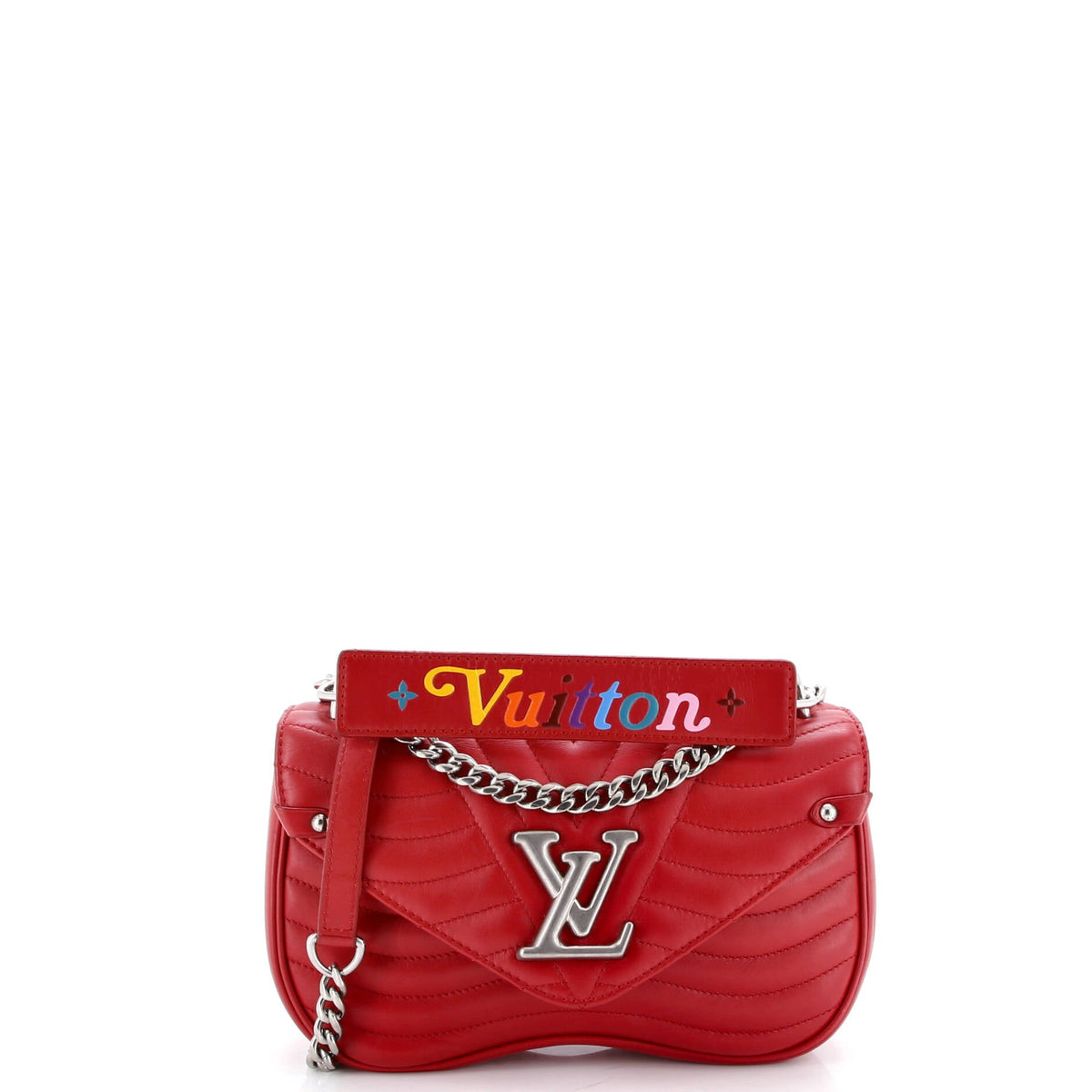 Louis Vuitton New Wave Chain Bag Quilted Leather MM
