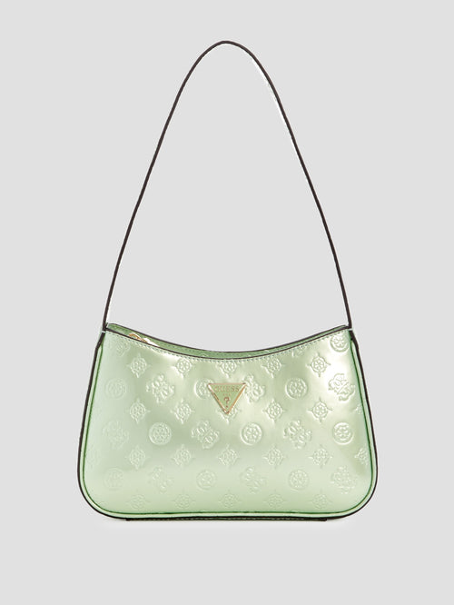 Arnela Debossed Logo Shoulder Bag