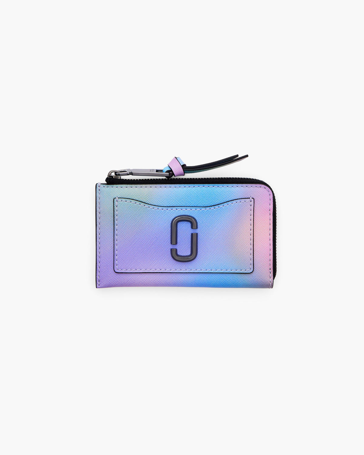 Marc Jacobs Marc Jacobs The Airbrush Utility Snapshot Top Zip Multi Wallet in Blue Multi