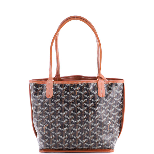 GOYARD Anjou Reversible Tote Coated Canvas Mini