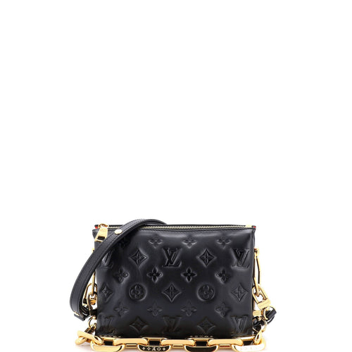 Coussin Bag Monogram Embossed Lambskin BB