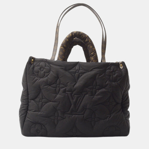 Black Monogram Nylon OnTheGo GM Tote Bag