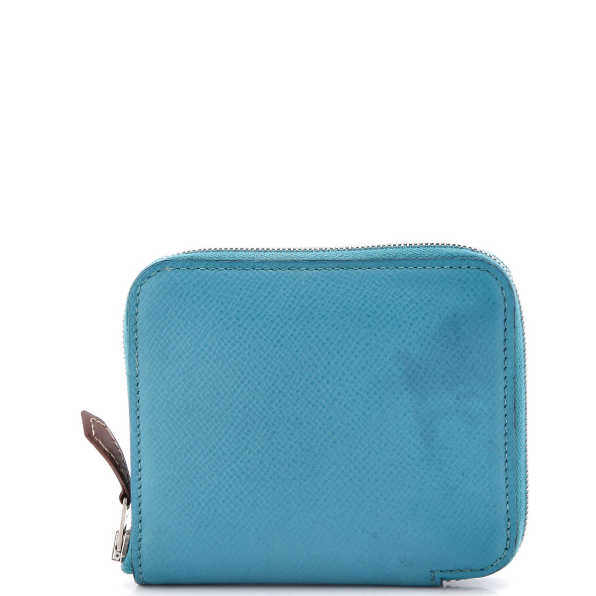 Herm?s Azap Zip Around Wallet Silk'in Epsom Compact