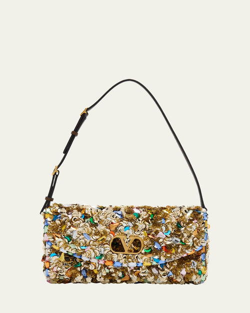 DeVain Embellished Small Shoulder Bag
