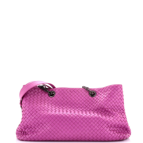 Double Chain Tote Intrecciato Nappa Large