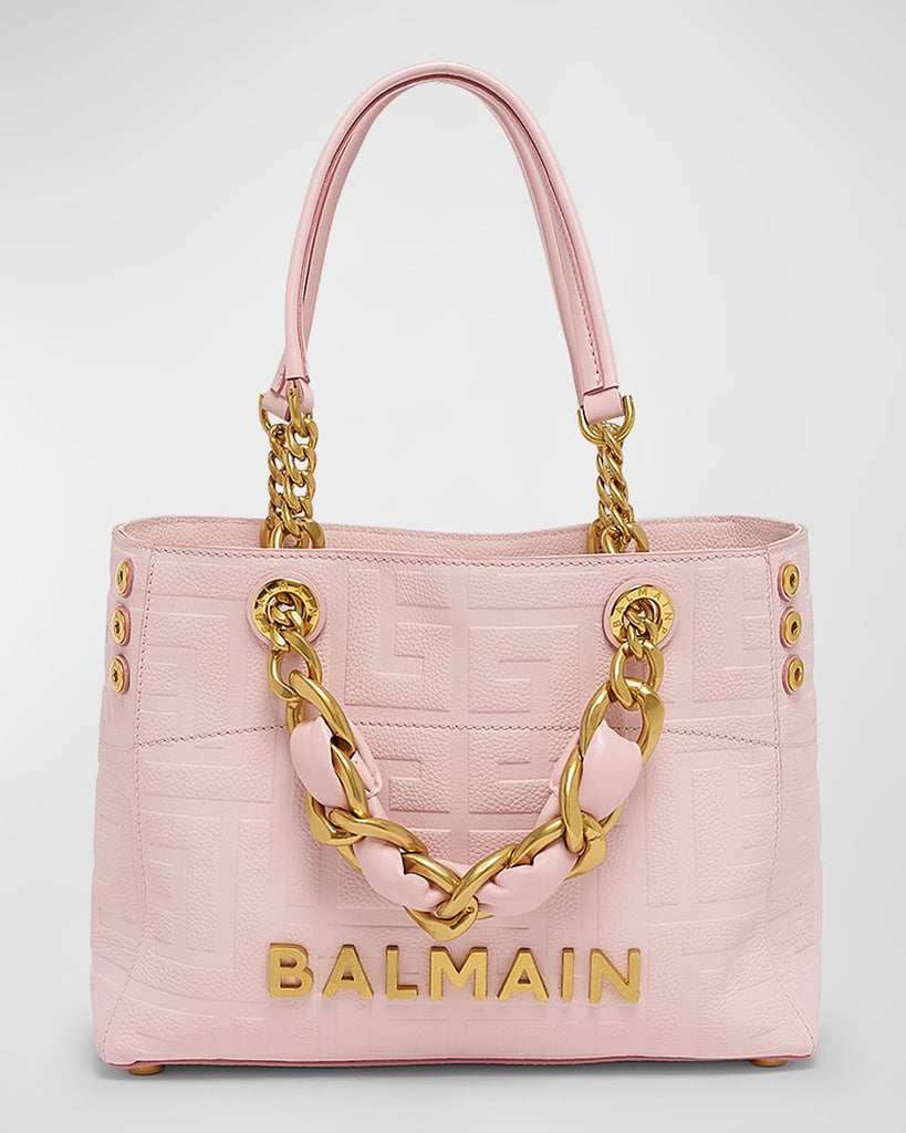 【関税込み】1945 Soft Small Shopper Bag - Balmain - Leather Cabas 1945 Soft Small - Women | BALMAIN