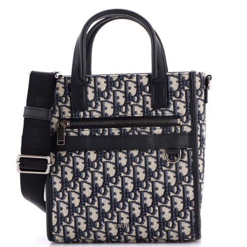Safari North South Convertible Tote Oblique Canvas Small